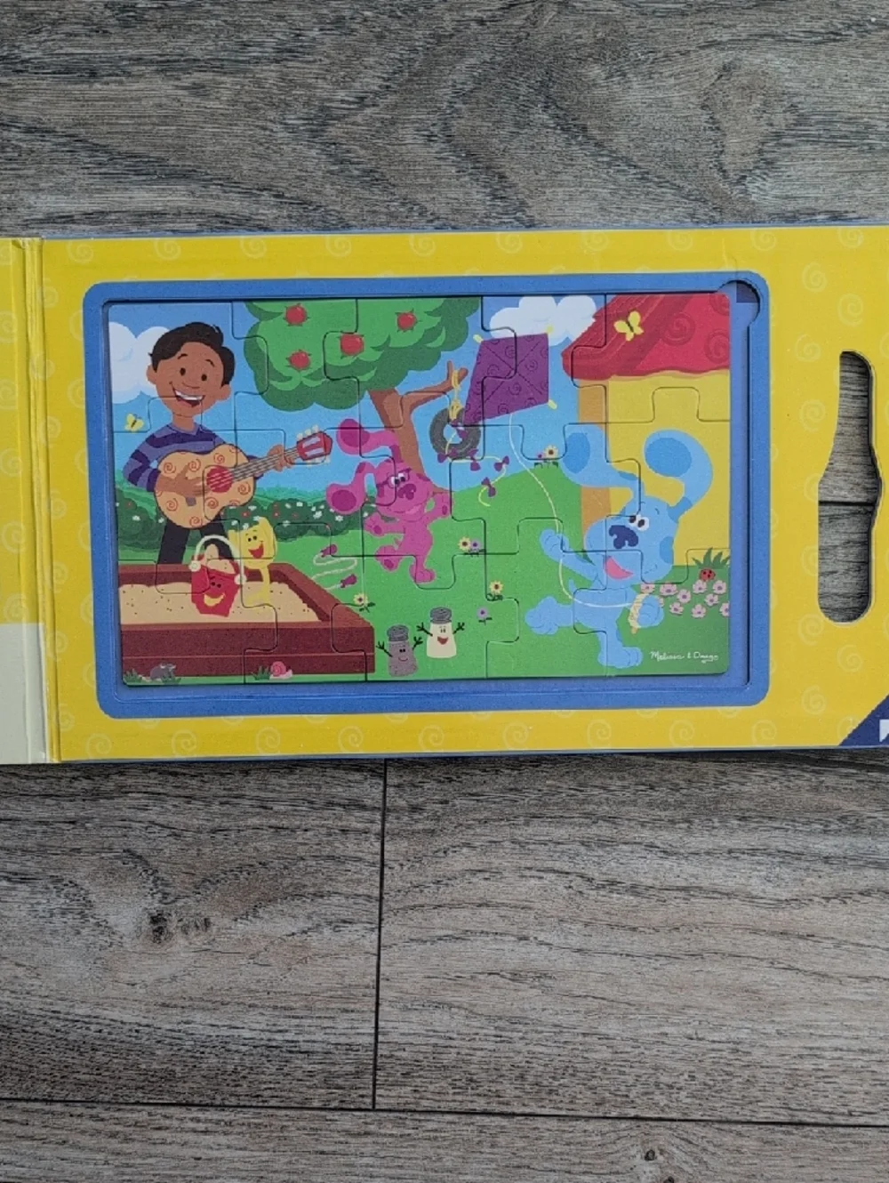 Blue's Clues Bundle Melissa & Doug Magnetic Puzzle Set and Little Golden Book